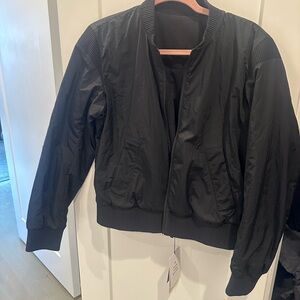 lululemon athletica Black Bomber Jacket